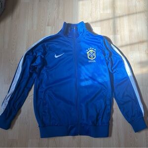 Vintage Nike Blue Brazil Track Jacket